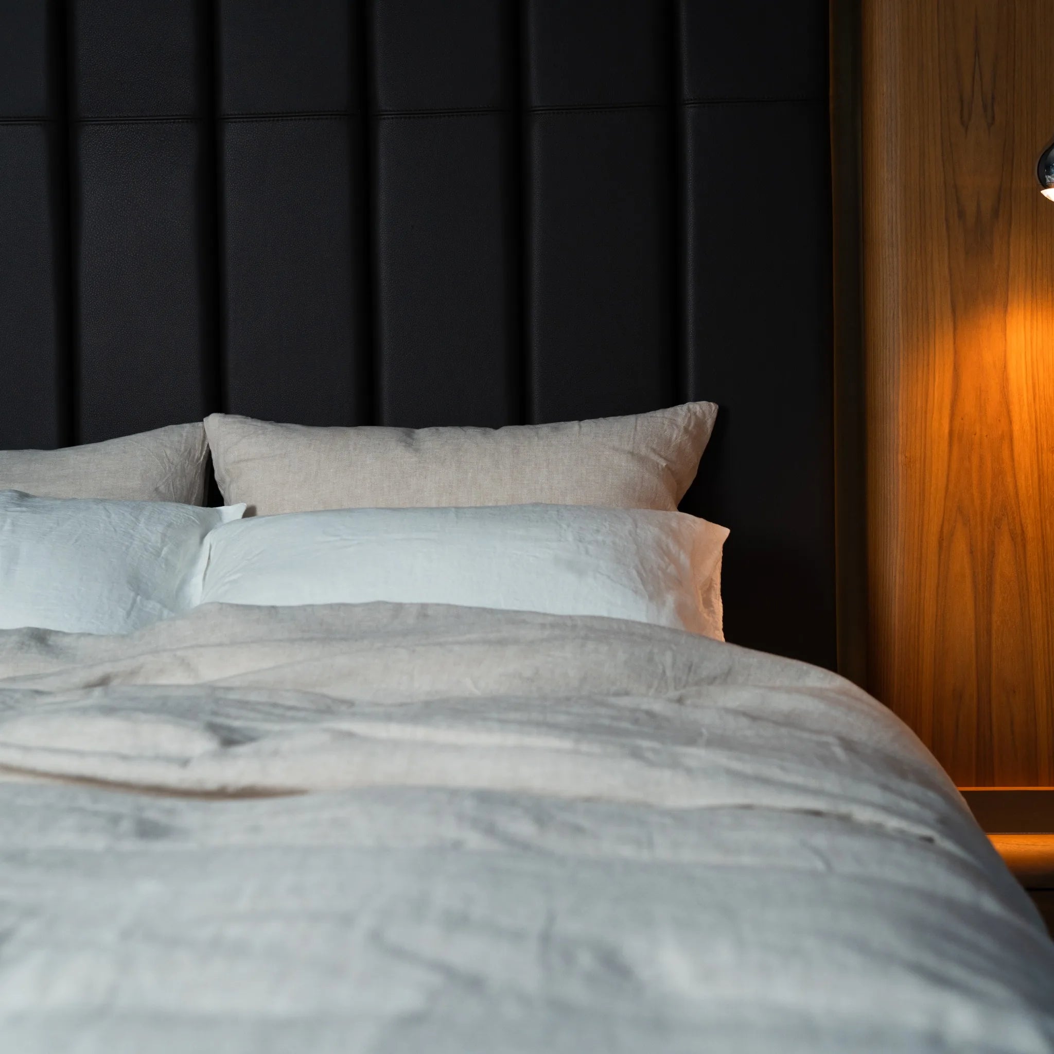 Stonewashed Linen Duvet Cover Set – Beige | 100% Natural