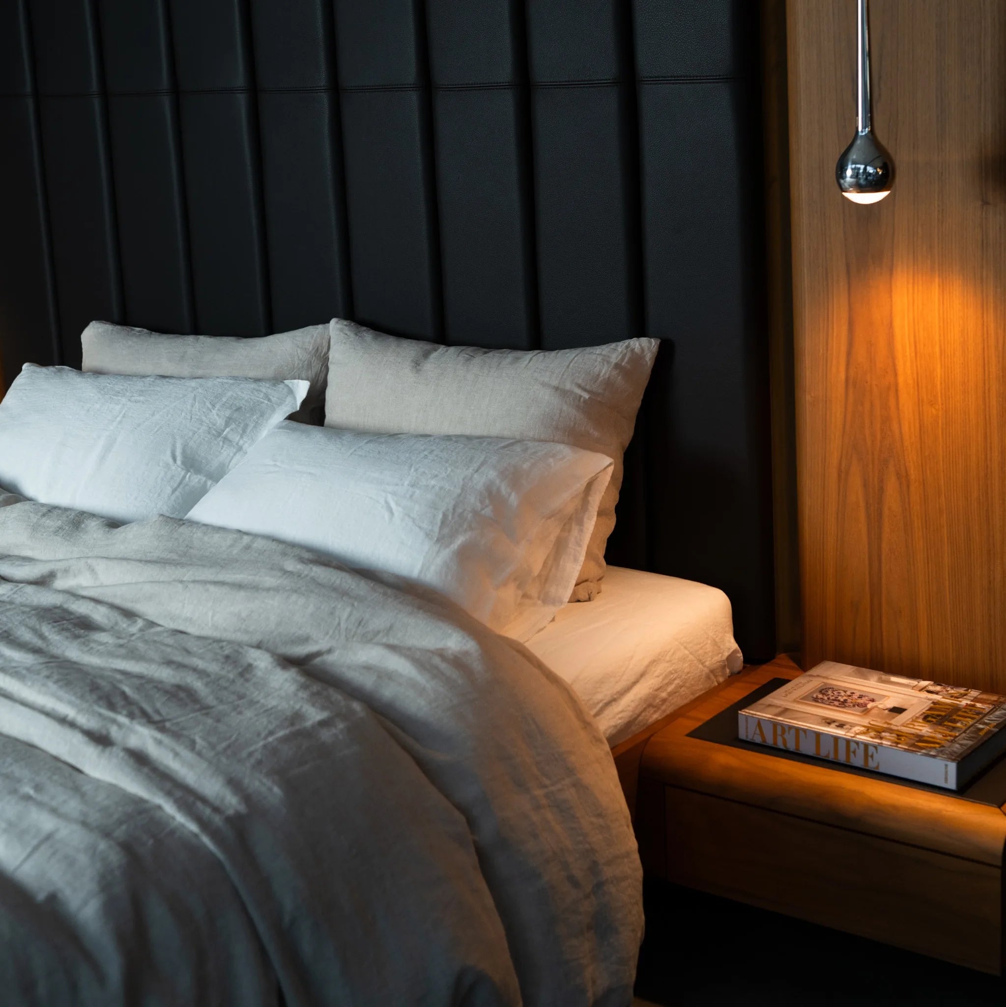 Stonewashed Linen Duvet Cover Set – Beige | 100% Natural