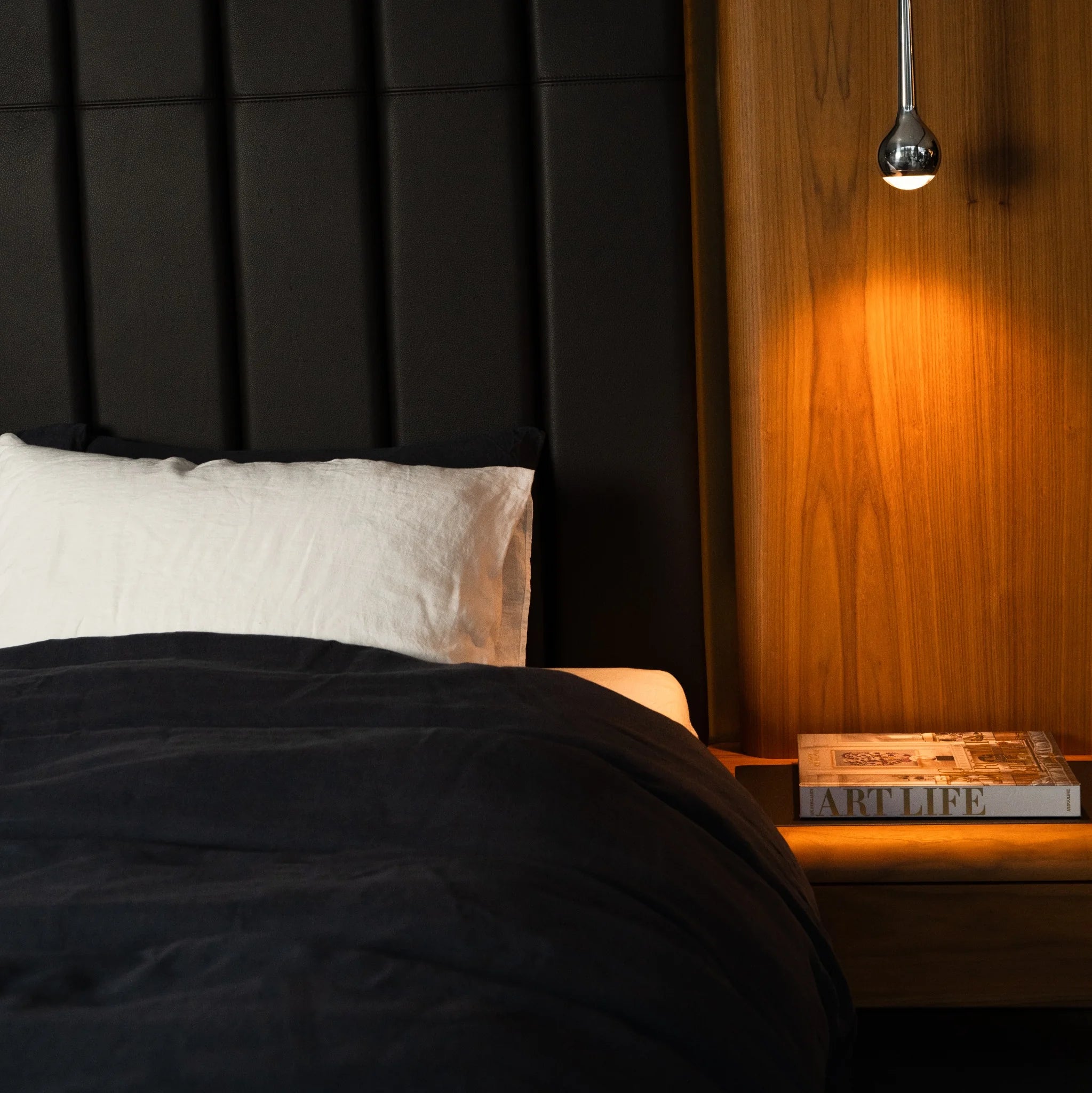 Stonewashed Linen Duvet Cover Set – Dark Grey | 100% Natural