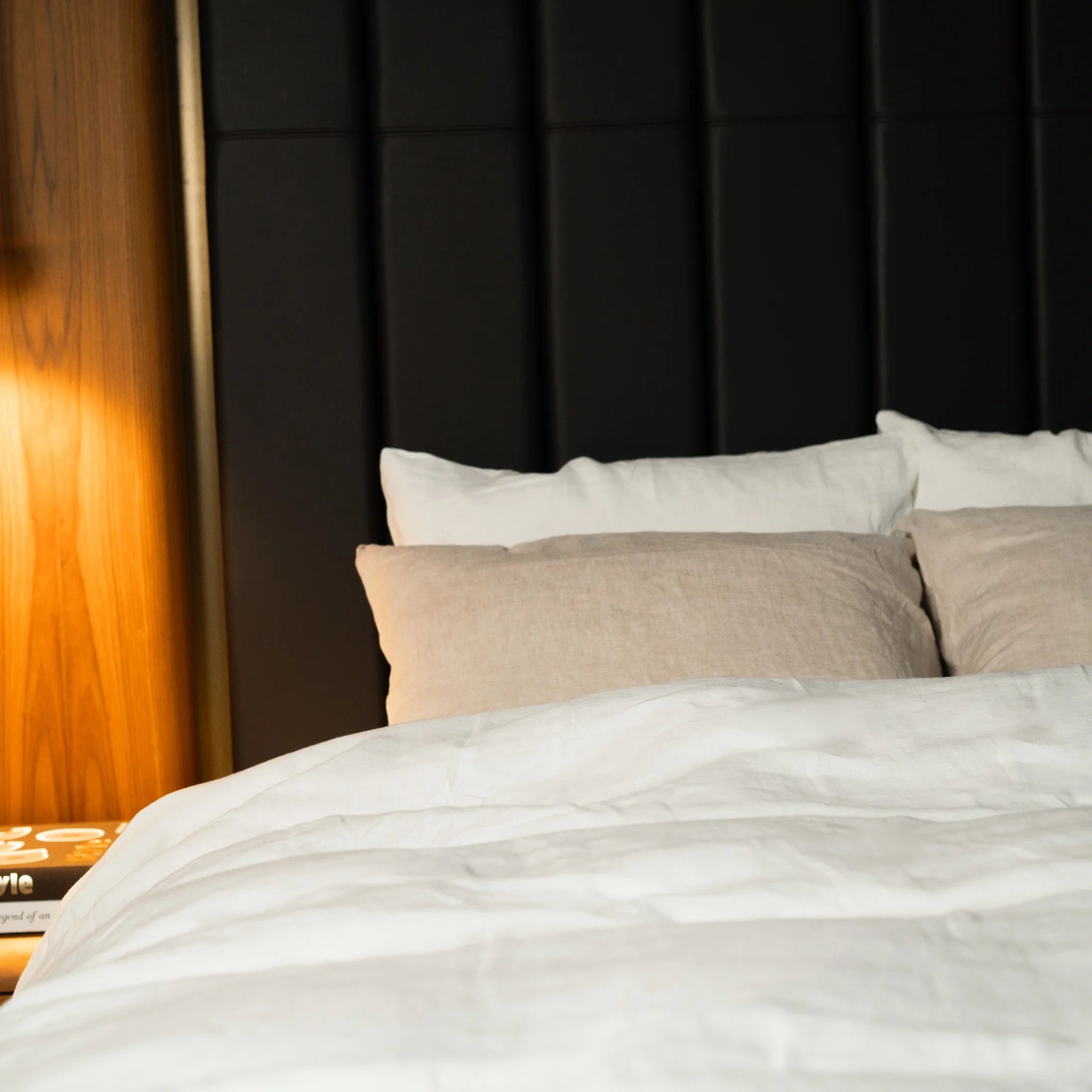 Stonewashed Linen Duvet Cover Set – White | 100% Natural