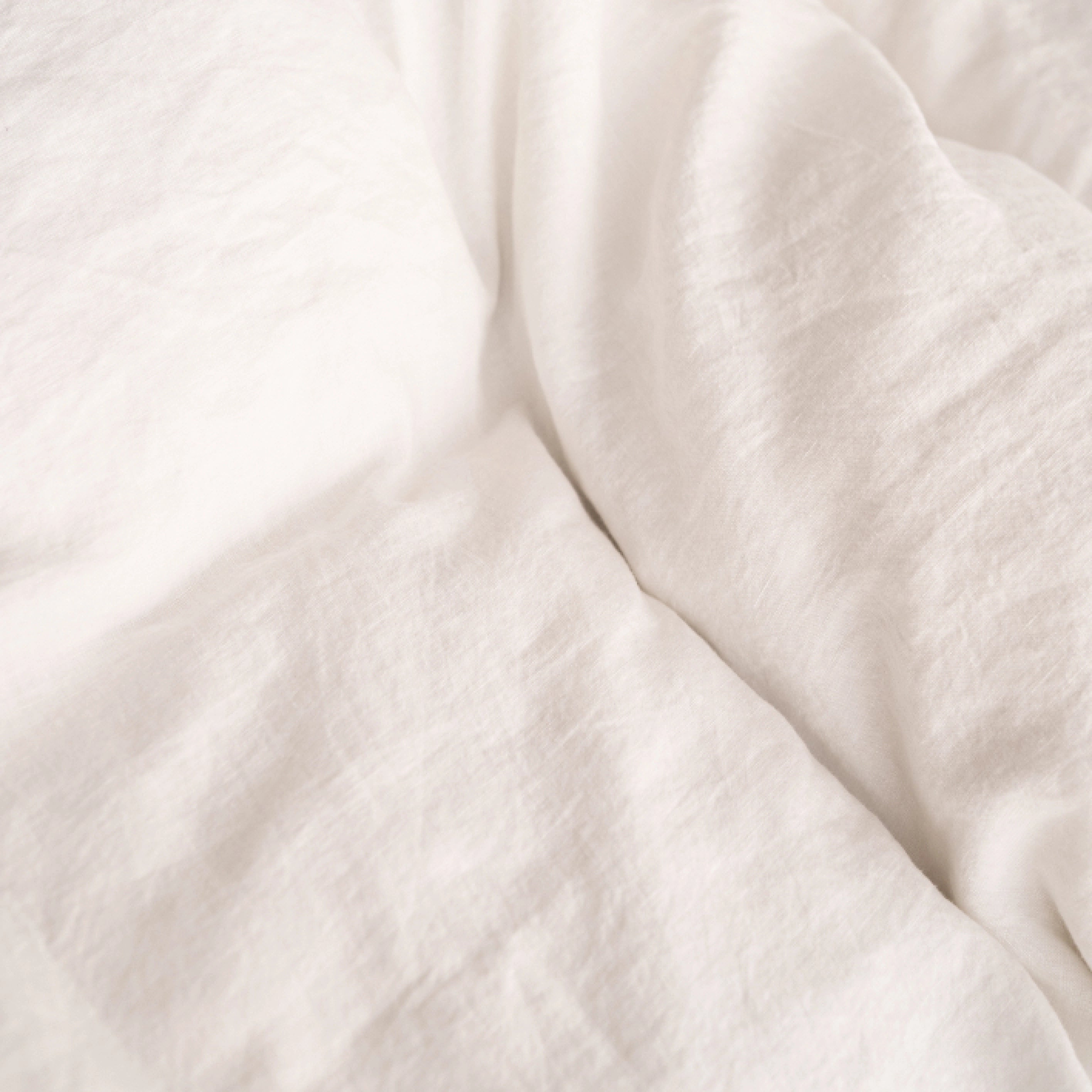 Stonewashed Linen Duvet Cover – Beige | 100% Natural
